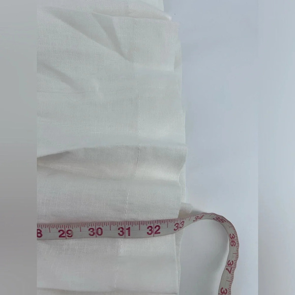 Zimmermann Lovestruck Gold Buttoned Linen Mini Dress Sz 3 US 10 White nwt - Picture 13 of 15